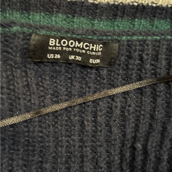 Bloomchic‎ blue button down cardigan - Picture 4 of 5